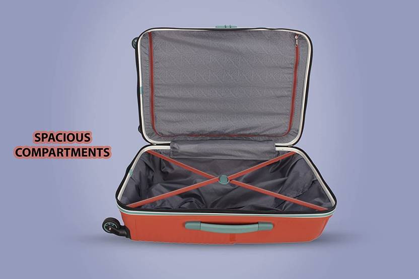 Kamiliant by American Tourister Kam ZAKK Secure Pop Colour Hard Luggage Suitcase