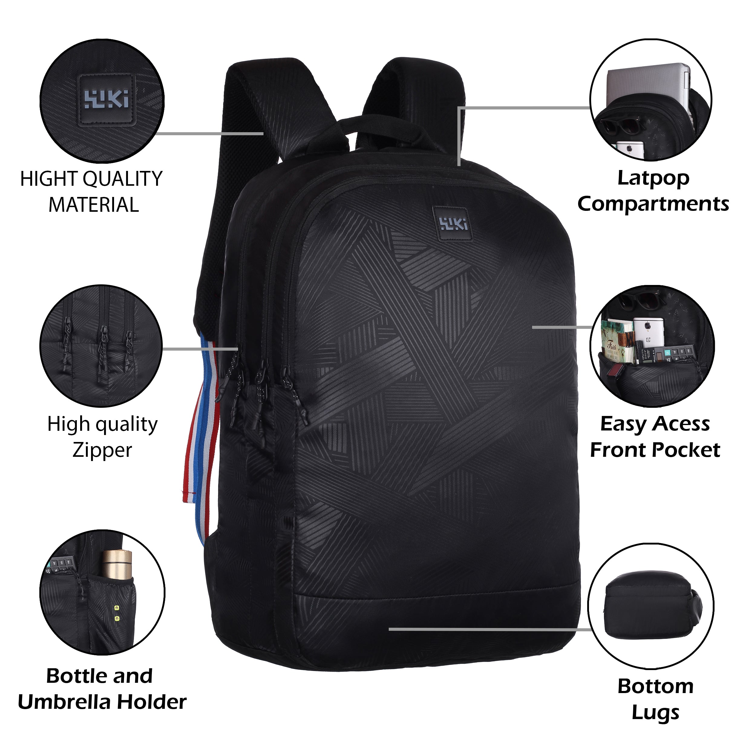 Wildcraft Polyester Wiki Streek 3 Laptop Backpack 31 Lit for Travel Gym Office  Backpack for Men & Women
