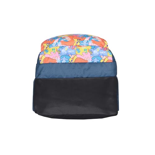 Arctic Fox Color Splash  School Backpack for Boys and Girls -34 Liters (Dark denim)