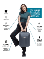 Uppercase Nexus 15" Laptop Bag Water Repellent College Travel Bag 27L