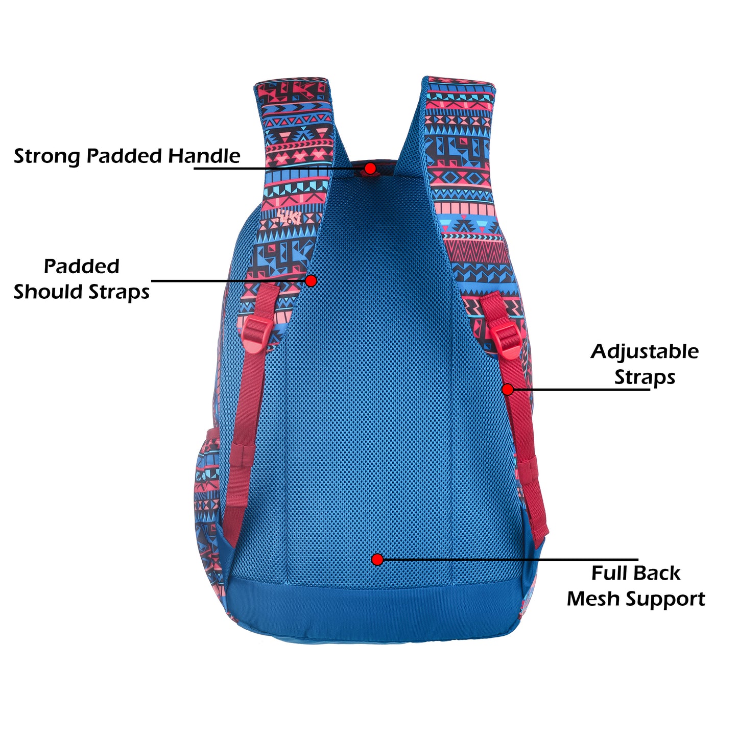 Wildcraft Wiki Nylon backpack Ideal for school, college, office & travel bag