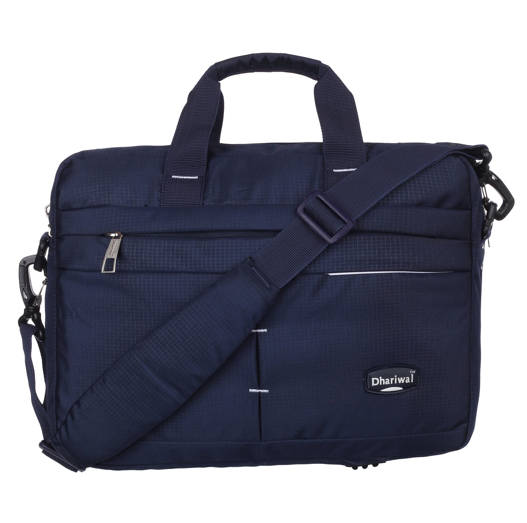 फोम फाइल मैसेंजर बैग 16 इंच भूरा फॉक्स लेदर ऑफिस बैग | पुरुषों के लिए लैपटॉप बैग EB-611