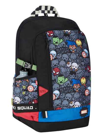 Wildcraft Wiki Squad 1 Marvel Kawai Black 30.5L Backpack (13002)