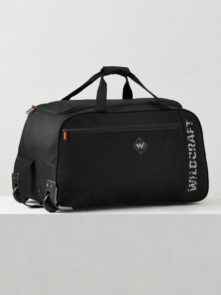 Wildcraft Pictor 38L Duffel Trolly Bag- Black