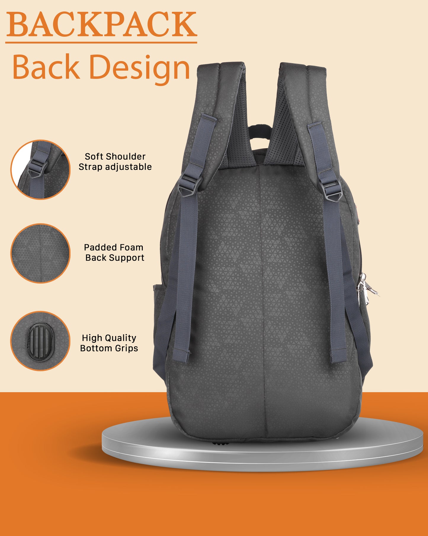 Dhariwal Backpack for Unisex | Office, Travel, School, College bag| 50L BP -242