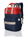 Uppercase Vegan Leather 14" Laptop Backpack Water Repellent College Bag 17L