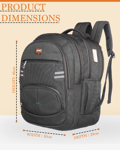 Dhariwal Backpack for Unisex | Office, Travel, School, College bag| 50L BP -242