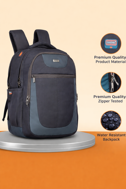 Dhariwal 42L BP-256 Laptop & File Compartment Backpack Travel/School/College/Office Work & Daily Use Bag For Men & Women