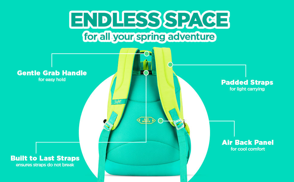 Spring Pack Backpack Skybags SPRING 01 SCHOOL BACKPACK-37L – Dhariwal Bags
