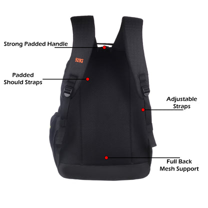 Wildcraft Wiki Nylon backpack Ideal for school, college, office & travel bag