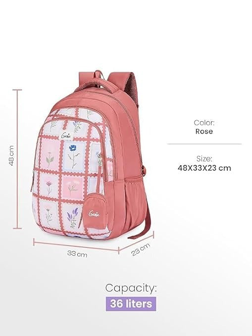 Genie Liora College Backpack For Girls |19 Inch -36 L