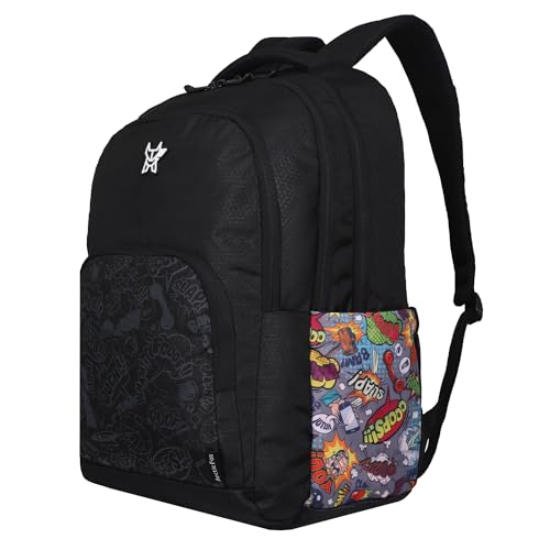 Arctic Fox Comic Castel Rock  School Backpack for Boys and Girls- 33 Liters
