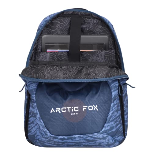 Arctic Fox Samurai Black Laptop Backpack-35 Ltr
