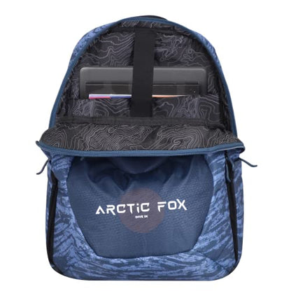 Arctic Fox Samurai Black Laptop Backpack-35 Ltr