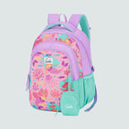 Genie 20 L Bubbles School Backpack Girls |15 Inch - Lavender