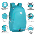 Wildcraft Wiki Shades 2.0 Laptop Backpack  College | School | Office & Travel Bag Men And Women-30 L