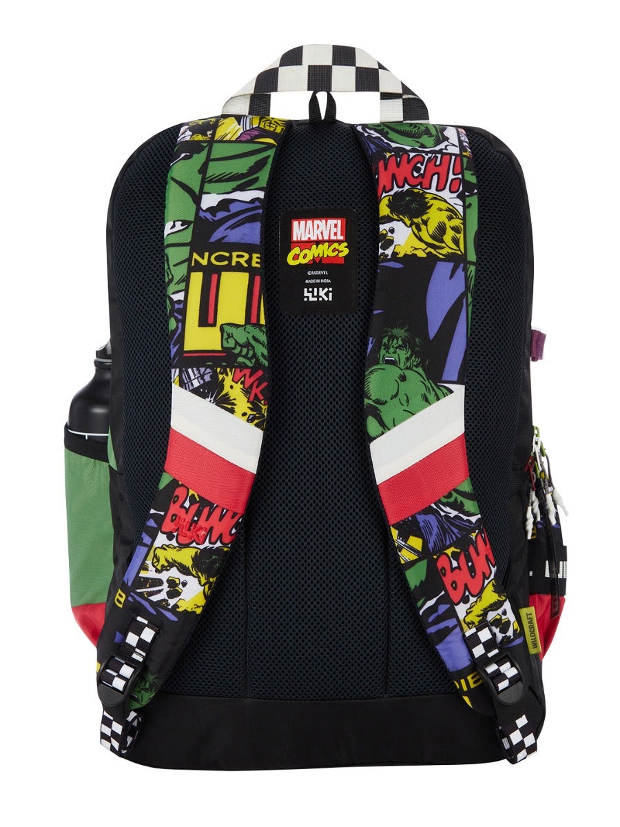Wildcraft Wiki Squad 3 34L Backpack Marvel Hulk Green (13004)