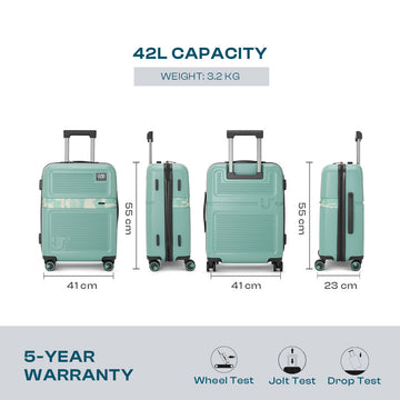 Urban Jungle by Safari Hard Premium Spinner Trolley Suitcase with