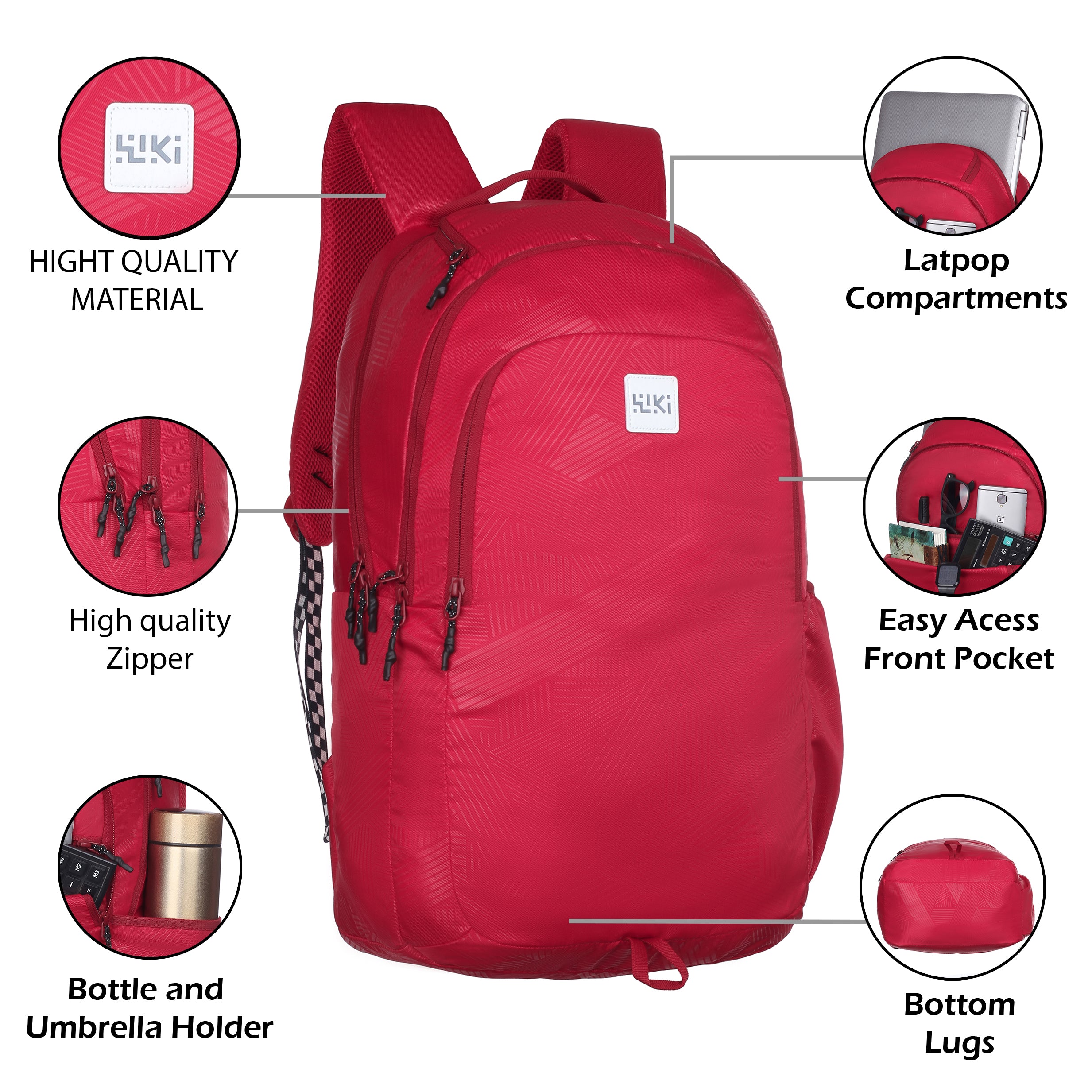 Wildcraft Wiki Streek 2 Laptop Backpack 30 L  College | School | Office& Travel Bag For Men And Women