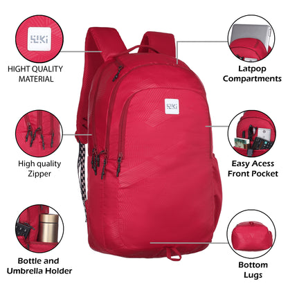 Wildcraft Wiki 38L Laptop Backpack  College | School | Office& Travel Bag For Men And Women