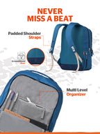 Wildcraft Ranger 35 L Laptop Backpack With RainCover for Men & Women