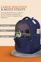 Dhariwal 42L BP-256 Laptop & File Compartment Backpack Travel/School/College/Office Work & Daily Use Bag For Men & Women