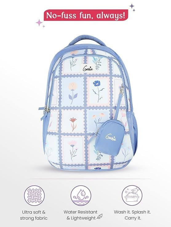 Genie Liora College Backpack For Girls |19 Inch -36 L
