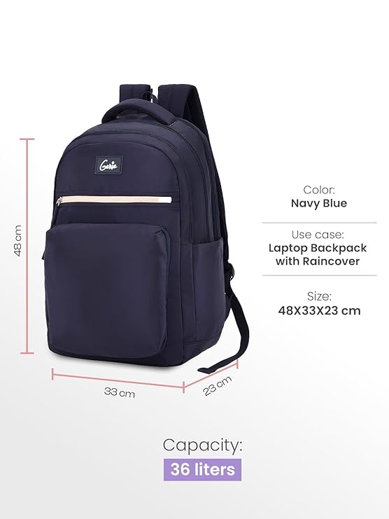 Genie Rue Laptop Backpack For Girls |19 Inch-36 L