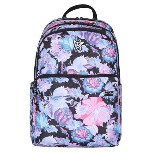 Arctic Fox Blossom School Backpack for Boys and Girls -Dark Denim 22 Ltr