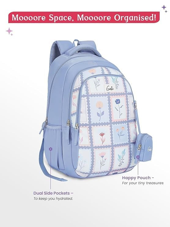 Genie Liora College Backpack For Girls |19 Inch -36 L