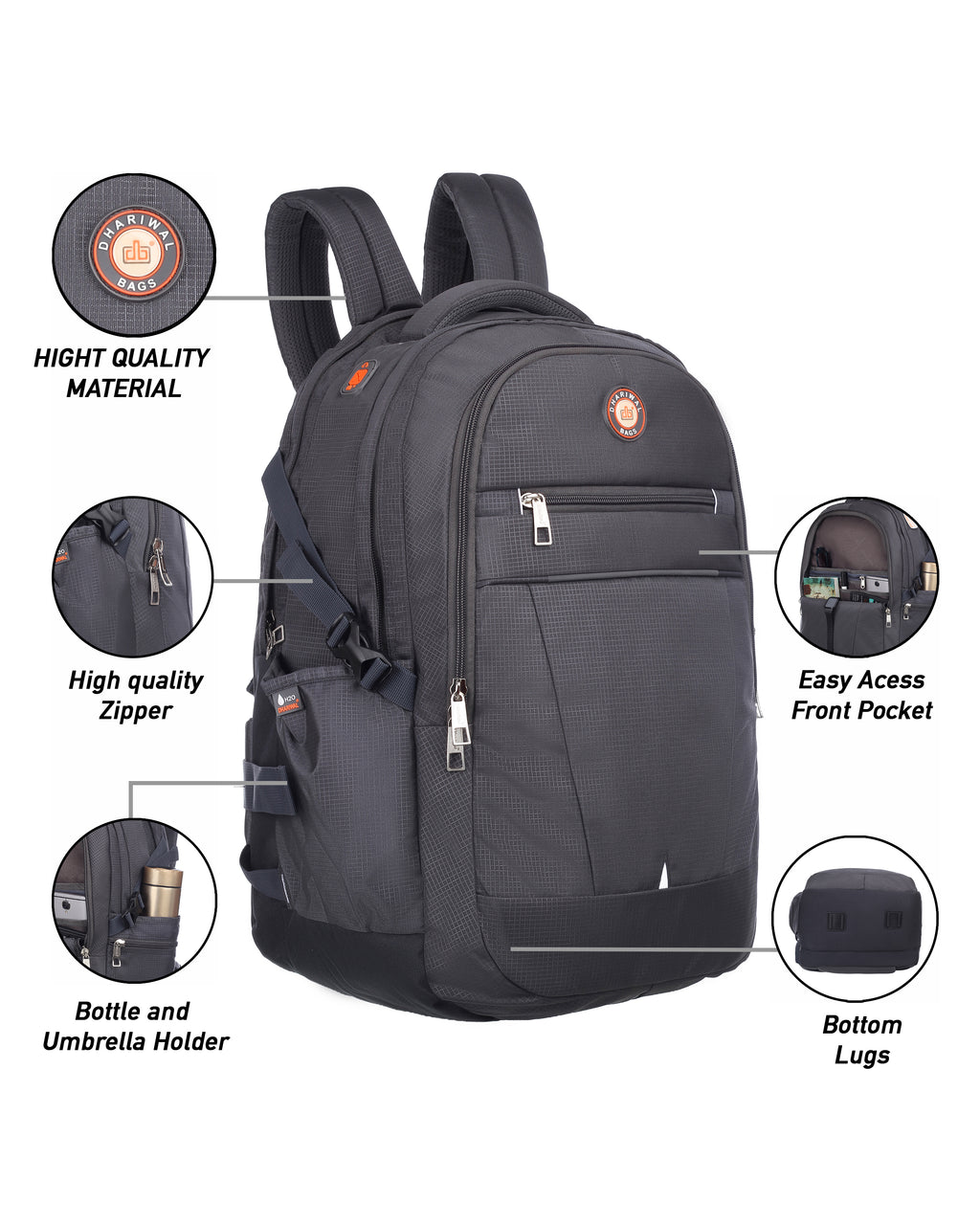 Dhariwal Large 62 L Backpack Travel & Trekking / Daily Use Bag For Men & Women TRK-26361