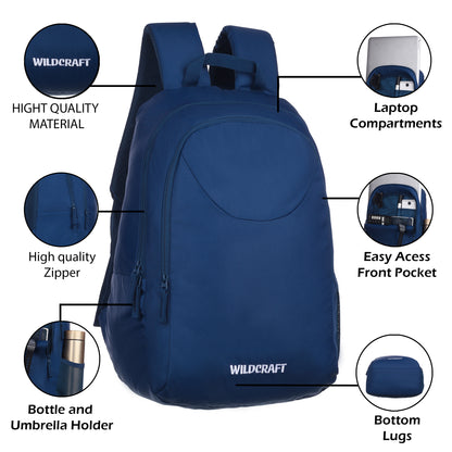 Wildcraft Laptop Backpack 32lit Power LPTP Utility Bag