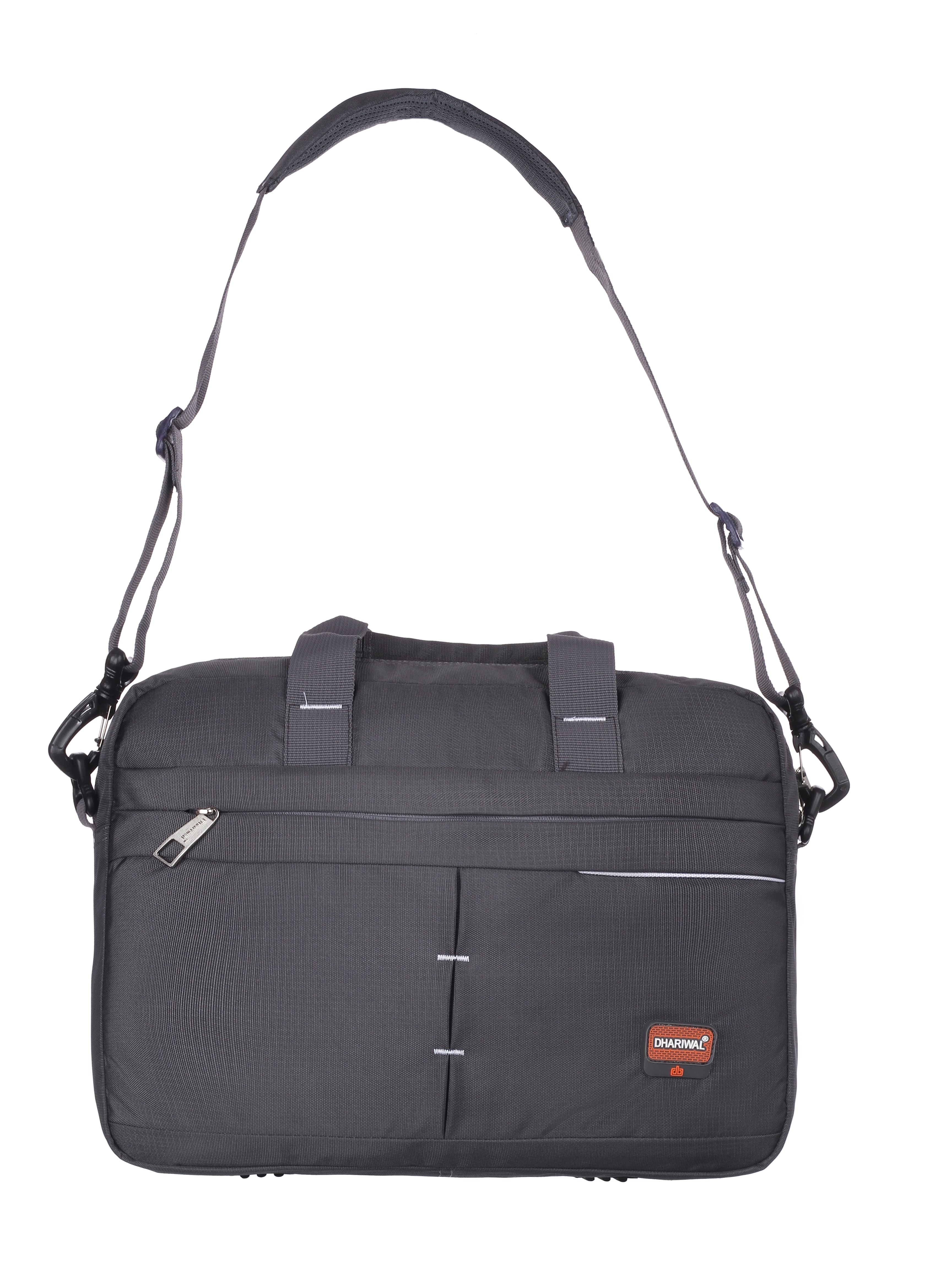 फोम फाइल मैसेंजर बैग 16 इंच भूरा फॉक्स लेदर ऑफिस बैग | पुरुषों के लिए लैपटॉप बैग EB-611