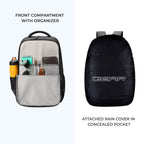 Gear Quantum 3 18"/29L Antitheft Large Faux Leather Laptop backpack with Raincover /Travel /College Bag For Men/Women