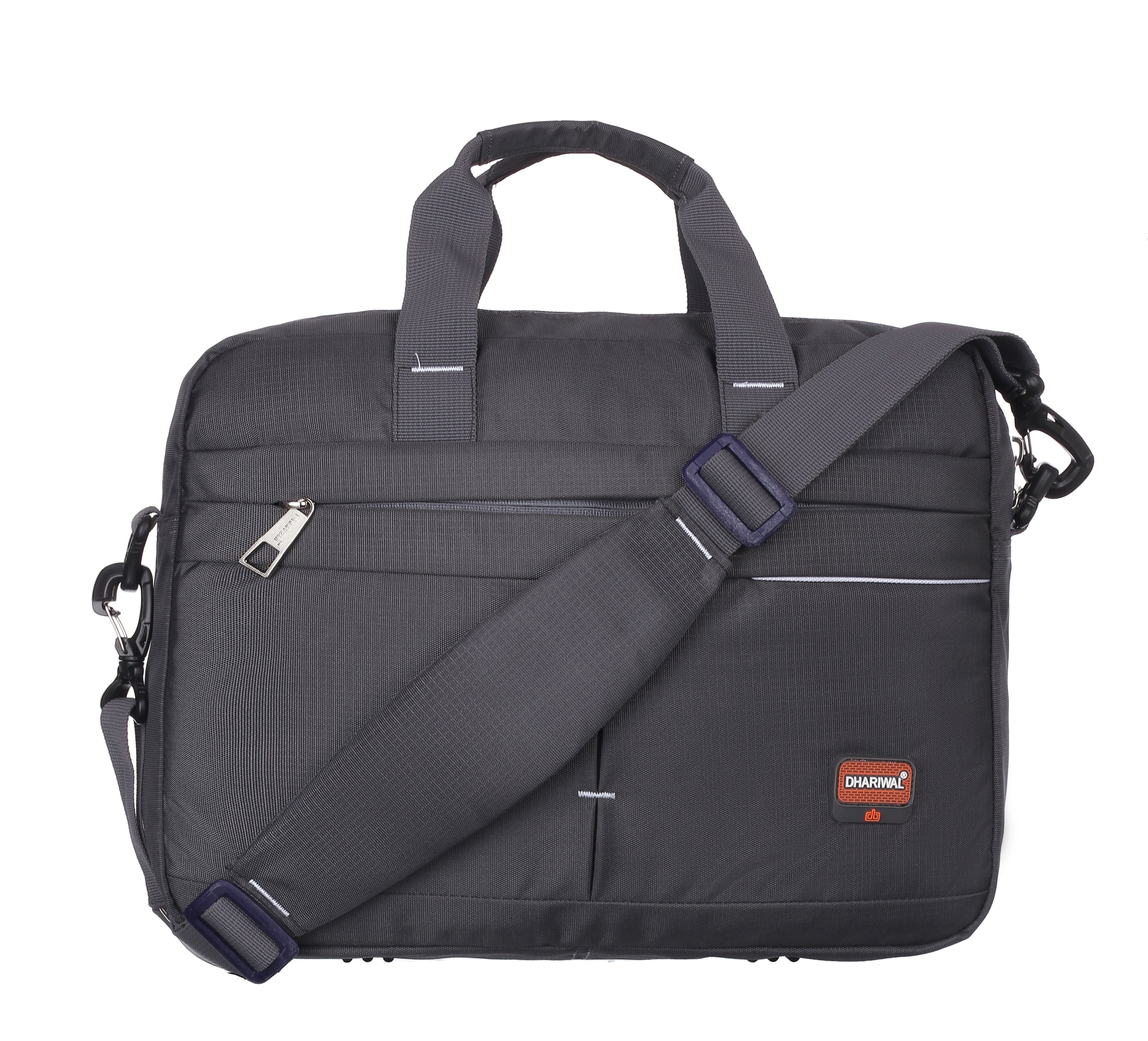 फोम फाइल मैसेंजर बैग 16 इंच भूरा फॉक्स लेदर ऑफिस बैग | पुरुषों के लिए लैपटॉप बैग EB-611