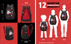 Skybags KYRO RC 03 SCBP REBEL RED BLACK-36L