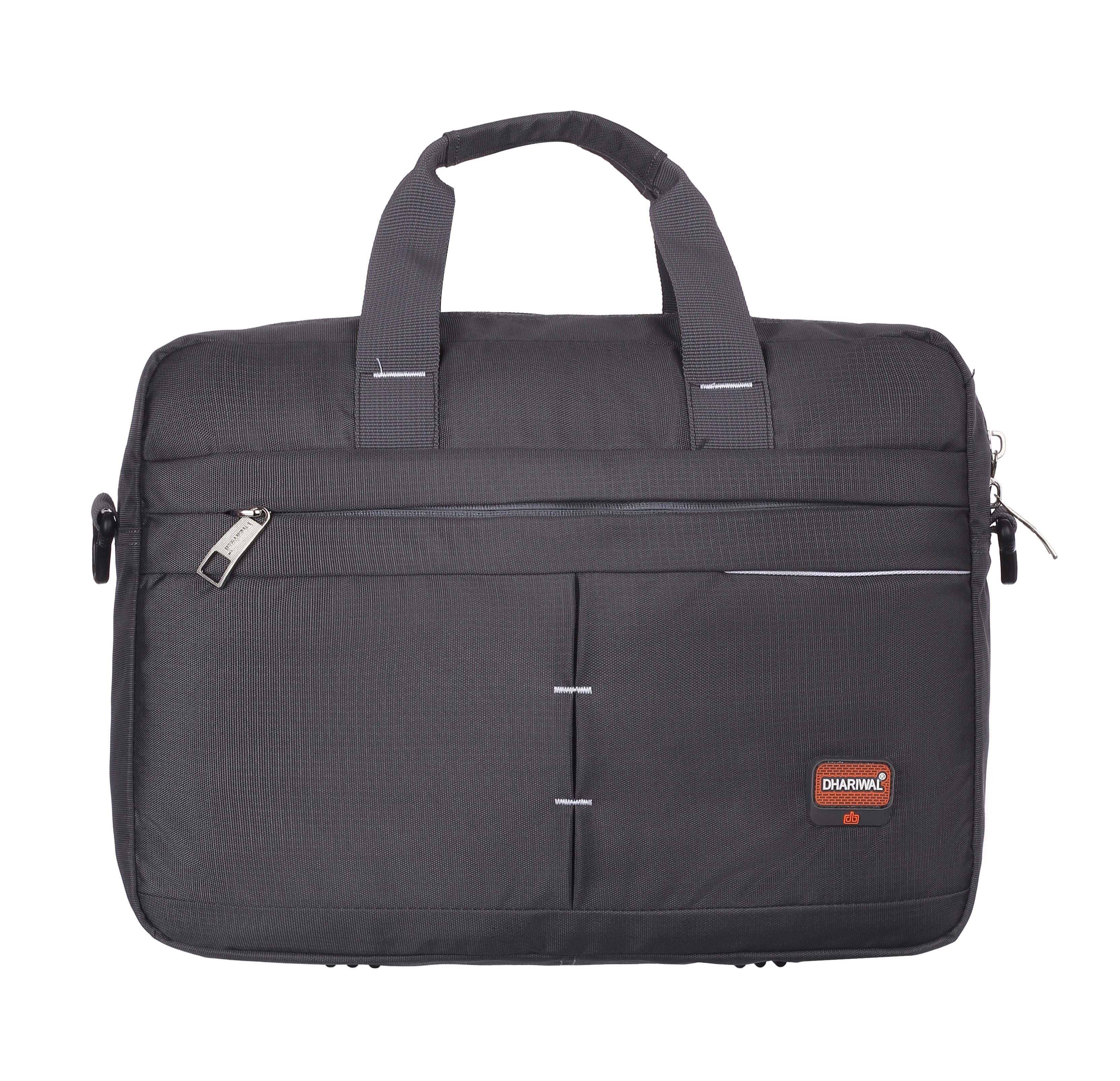 फोम फाइल मैसेंजर बैग 16 इंच भूरा फॉक्स लेदर ऑफिस बैग | पुरुषों के लिए लैपटॉप बैग EB-611