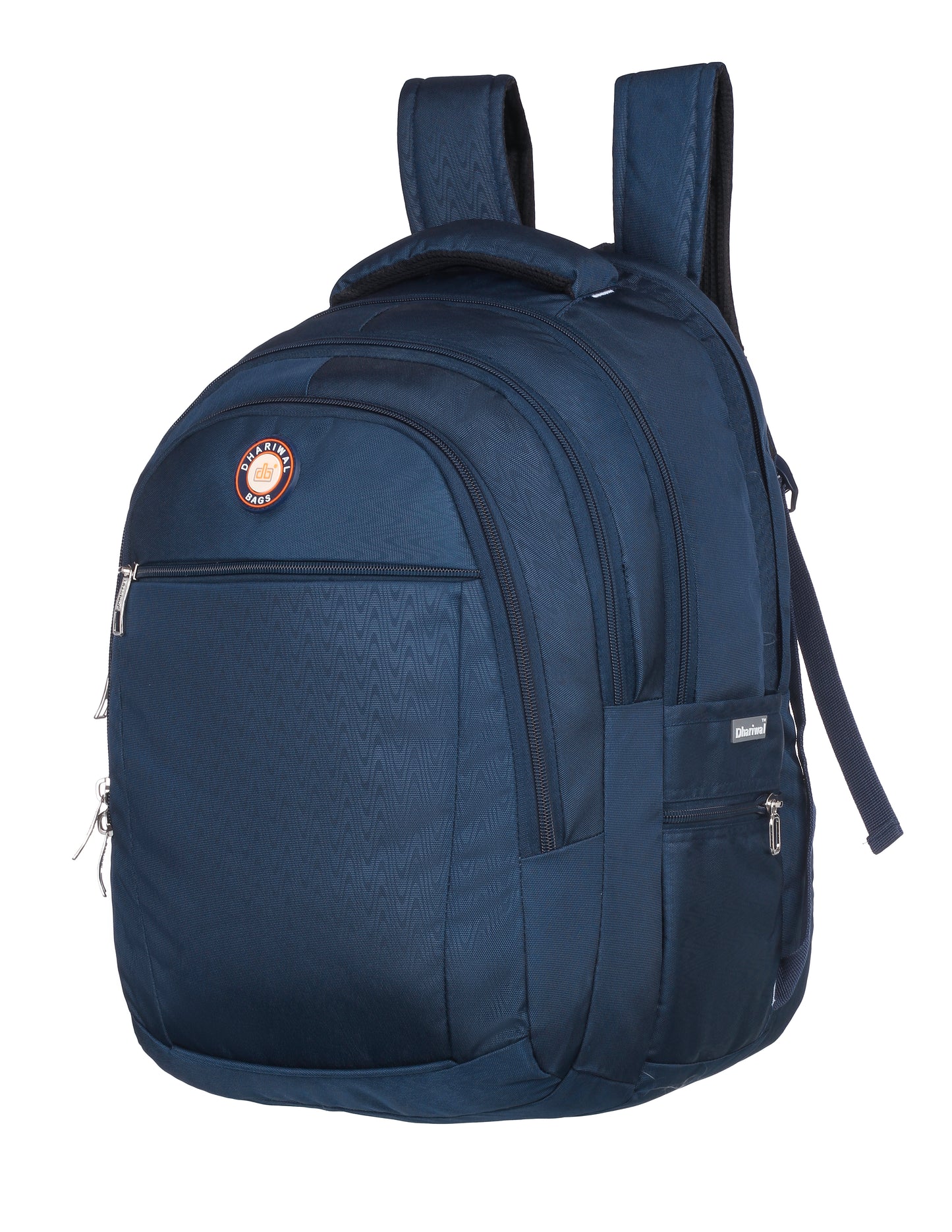 धारीवाल यूनिसेक्स ड्यूल कम्पार्टमेंट लैपटॉप बैकपैक रेन कवर के साथ 51L LB-106