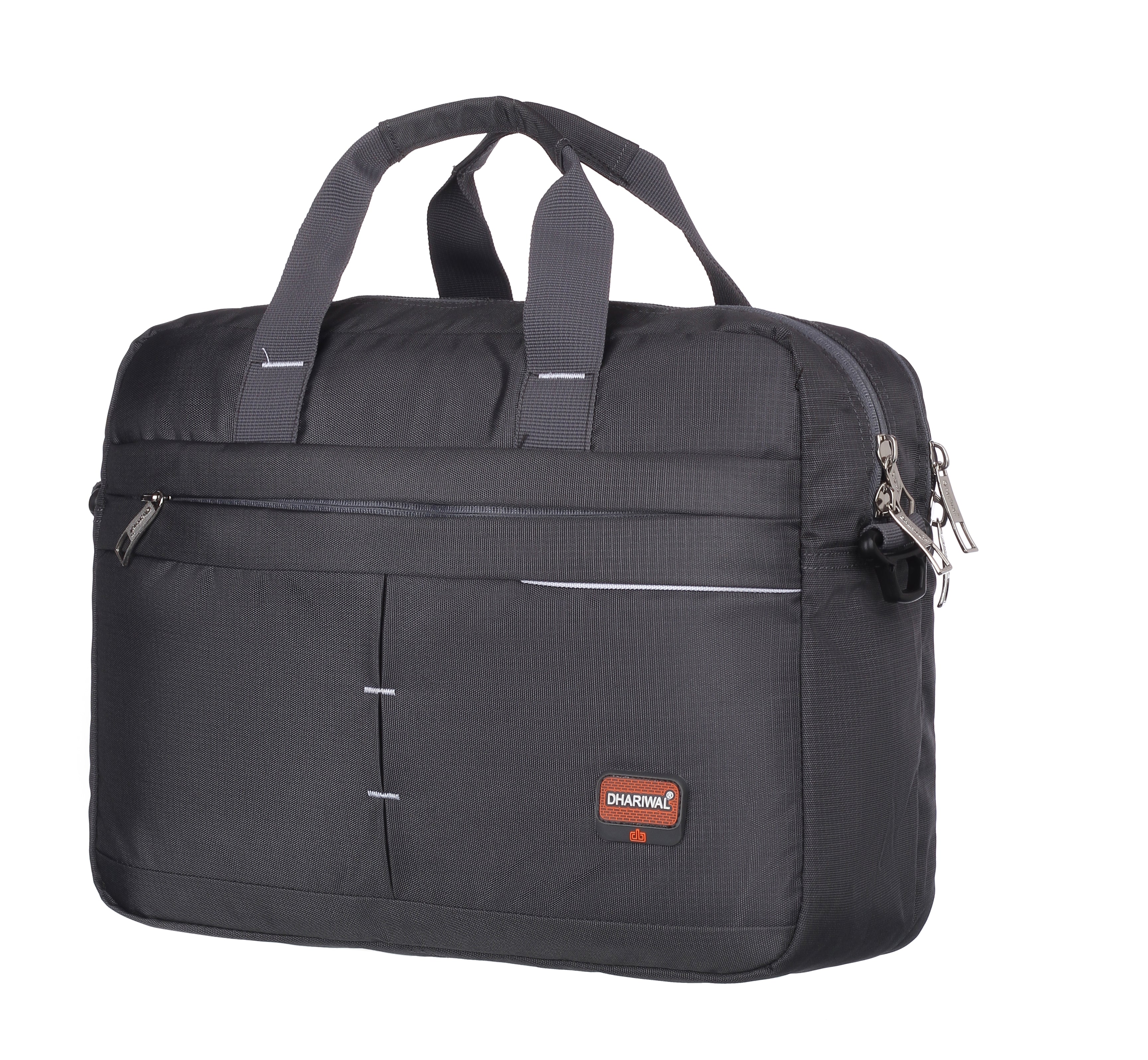 फोम फाइल मैसेंजर बैग 16 इंच भूरा फॉक्स लेदर ऑफिस बैग | पुरुषों के लिए लैपटॉप बैग EB-611