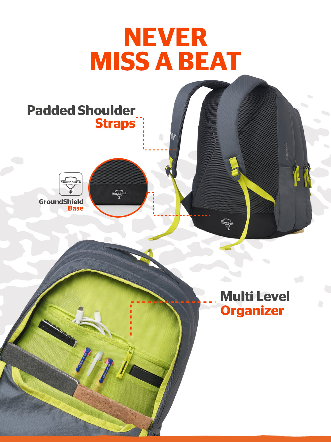 Wildcraft Outlander 45 L Laptop  Backpack Bag for Men & Women