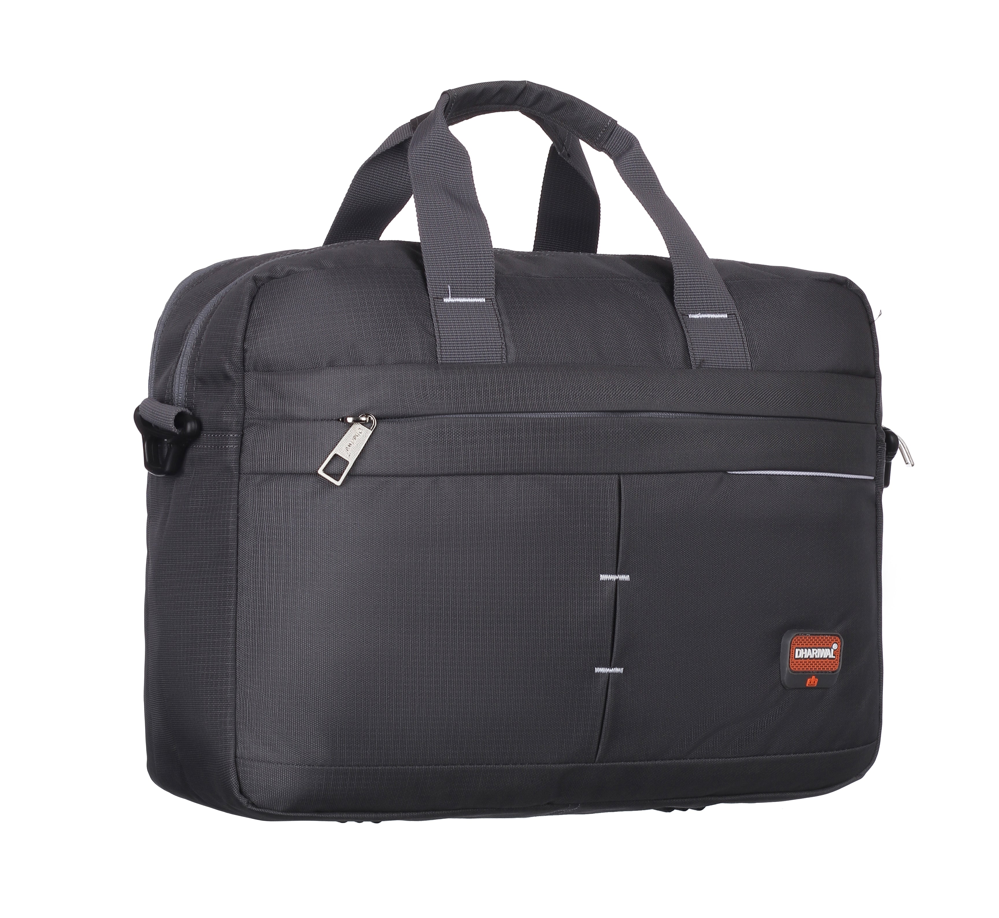 फोम फाइल मैसेंजर बैग 16 इंच भूरा फॉक्स लेदर ऑफिस बैग | पुरुषों के लिए लैपटॉप बैग EB-611