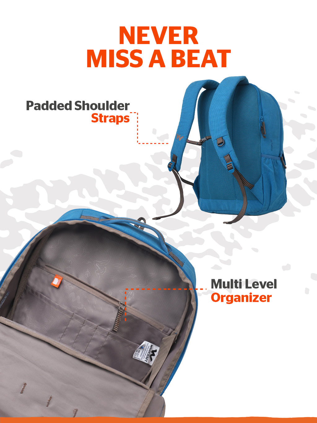 Wildcraft Gypsy 20 L Laptop Backpack With RainCover for Men & Women