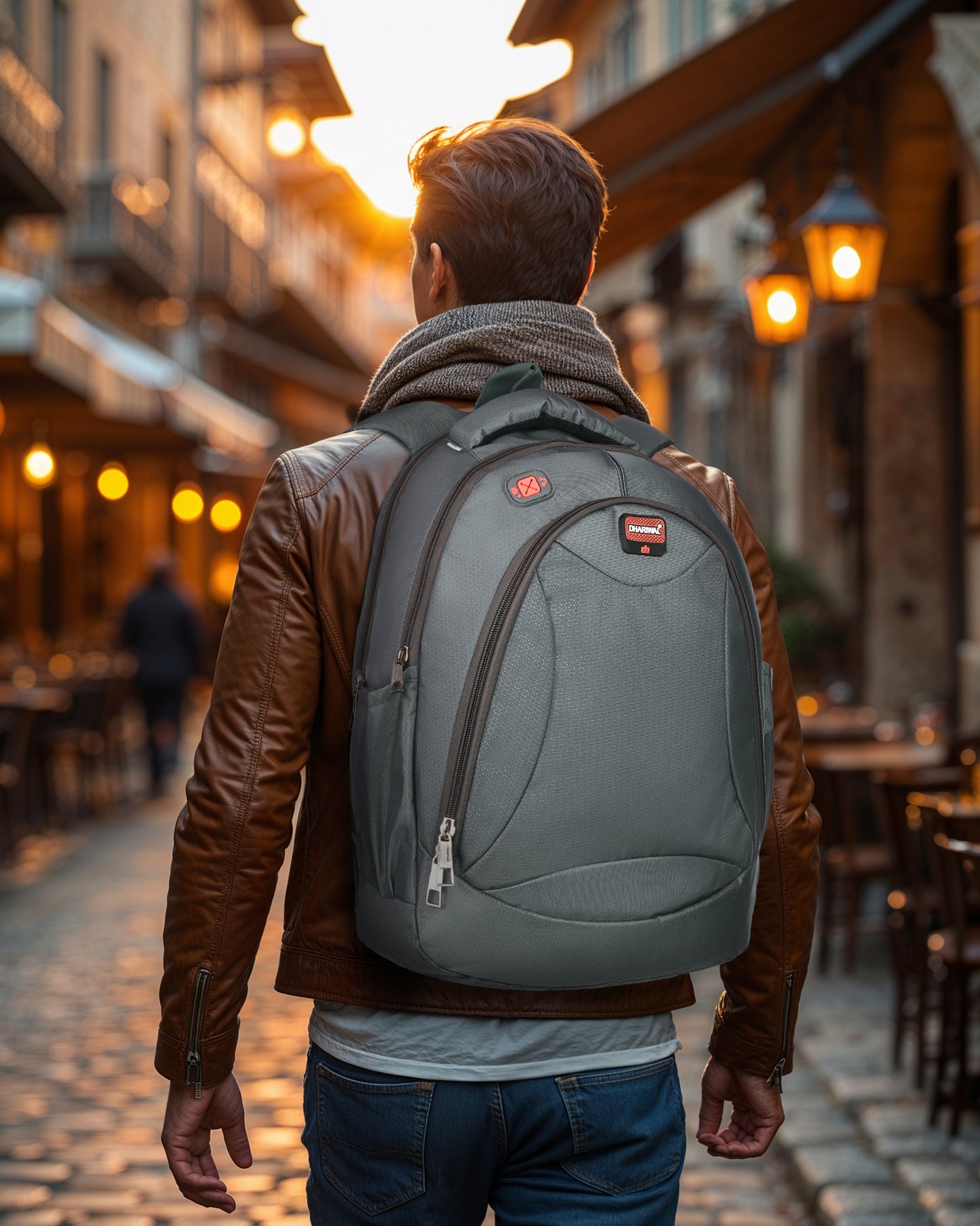 Dhariwal 27L BP-208 Unisex Backpack| Strong & Lightweight | Laptop compartment