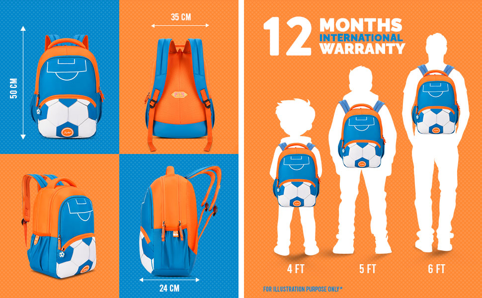 Skybags BUDDY PLUS SCBP FOOTBALL backpack-20L