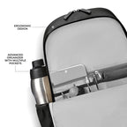 Gear Compact 17.5" Faux Leather Water resistant Laptop | Travel Backpack | Casual Backpack for men/women