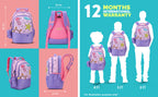 SKYBAGS|Ruby |Purple|School Bag for kids| School Bag for girl-22L