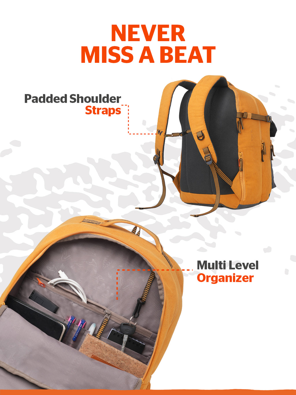 Wildcraft Gypsy 30L Laptop  Backpack Bag for Men & Women