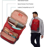 Uppercase Tall Boy 14" Laptop Backpack WaterRepellent College Travel Bag 23L
