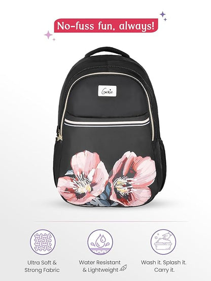 Genie Evepetal Laptop Backpack  For Girls |19 Inch-36 L
