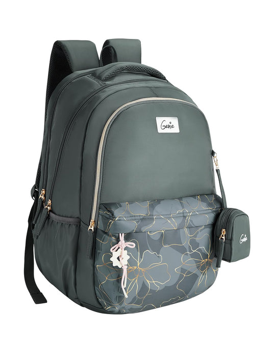 Genie 40 L Marilit Laptop  School Backpack For Girls |19 Inch - Grey